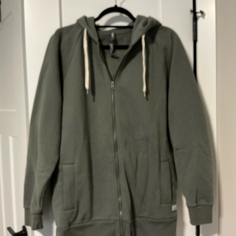 Vuori Sage Green Restore Zip-Up Hoodie - Picture 3 of 8
